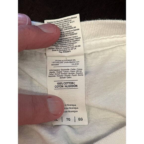 I Believe in Nashville Shirt Mens XL White Graphic Tennessee Tri Star Flag TN - Picture 6 of 6